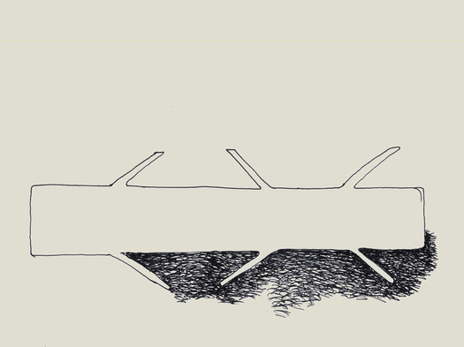 Sketch of the @home table. © C+S architects