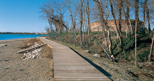 The pedestrian path which links the TMM and the WFP (Photo by Alessandra Chemollo)